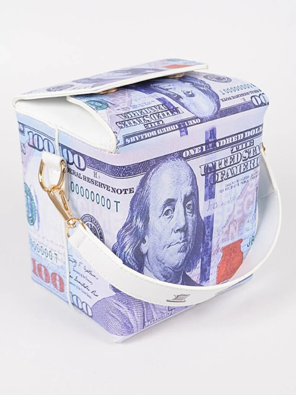 MONEY Take Out $100 Takeout Clutch Purse Takeout Crossbody Bag - Picture 2 of 6